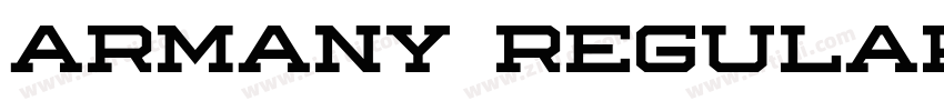 Armany Regular字体转换
